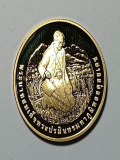 เหรียญรางวัลนักวิทยาศาสตร์ดินเพื่อมนุษยธรรม 16 เมษายน 2555 เนื้อทองคำ หน้าเหรียญ 16000 ม))น้ำหนัก15.0กร้ม เกือบ1 บาท(15.2กรัม)