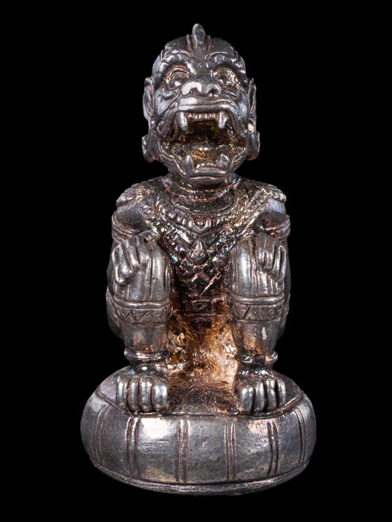 หนุมานครองเมือง  เนื้อเงิน ท่านเจ้าคุณธงชัย วัดไตรมิตรวิทยาราม