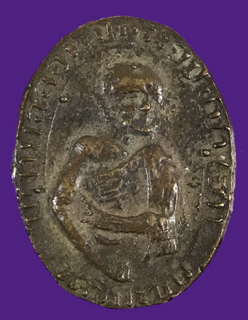 เหรียญหล่อโบราณหลวงพ่ออ่ำ วัดชีปะขาว จ.สุพรรณบุรี 