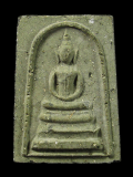 พระสมเด็จครูบาสร้อย ขันติสาโร จ.ตาก เนื้อผงธูปใบลาน ปี2537