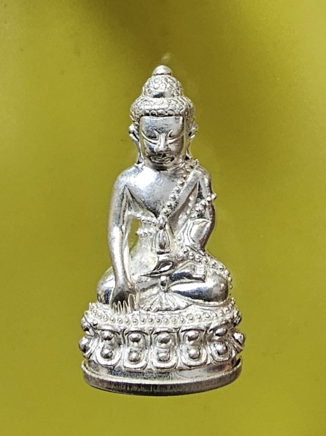 พระกริ่งชินบัญชรเนื้อเงิน  หลวงปู่สอ ขันติโก