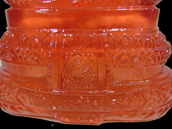 พระแก้วสีส้ม 25 ศตวรรษ หน้าตัก 5 นิ้ว