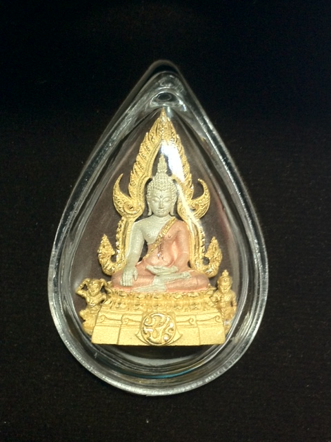 #04 พระพุทธชินราช เนื้อสามกษัตริย์ รูปทรงลอยองค์ หน้า ภปร